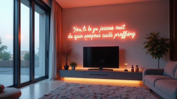 Top 5 idées pour intégrer un néon LED personnalisé dans votre déco