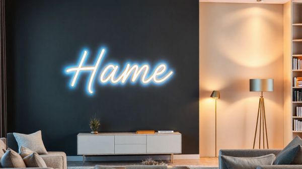 Top 5 idées pour intégrer un néon LED personnalisé dans votre déco