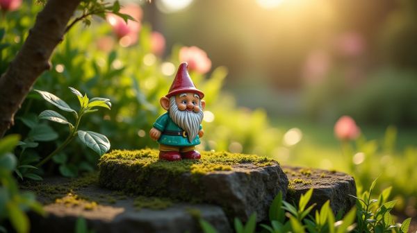 Transformez votre jardin avec un lutin de jardin décoratif