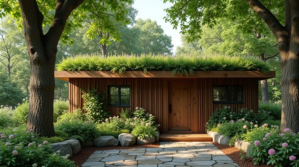 Un abri de jardin composite pour une esthétique durable et pratique